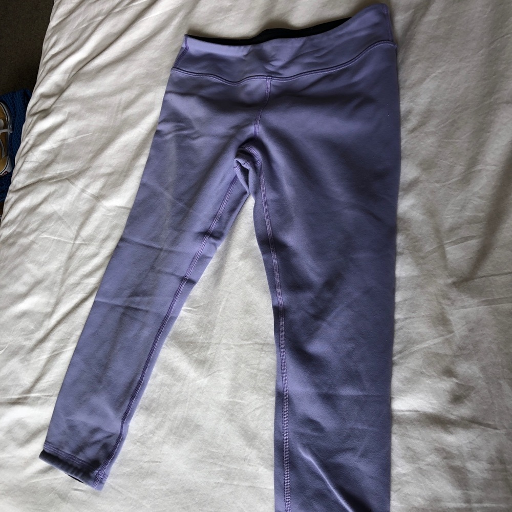 ivivva girls reversible purple leggings cropped 12